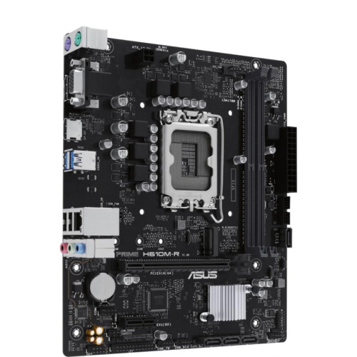 Материнская плата ASUS PRIME H610M-R-SI Soc-1700 Intel H610 2xDDR5 mATX AC`97 8ch(7.1) GbLAN+VGA+HDMI+DP White Box [PRIME H610M-R-SI]