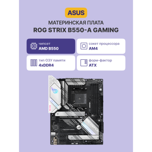 Материнская плата/ ROG STRIX B550-A GAMING