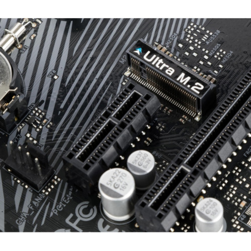 Материнская плата Asrock A520M-HVS Soc-AM4 AMD A520 2xDDR4 mATX AC`97 8ch(7.1) GbLAN RAID+VGA+HDMI [A520M-HVS]