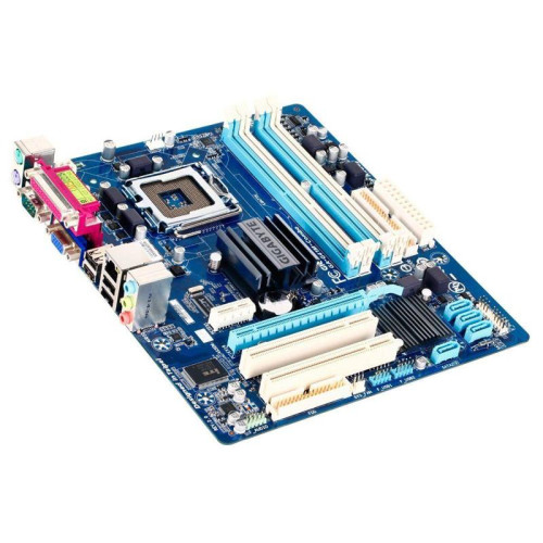 Материнская плата Gigabyte GA-G41M-COMBO-GQ, Socket 775, IntelG41+ICH7, 2xDDR3-1066+2xDDR2-1066, D-SUB, 1xPCI-Ex16, 1xPCI-Ex1, 2xPCI, 4xSATA2, 1xIDE, 6 Ch Audio, GLan, (4+4)xUSB2.0, COM, LPT, 2xPS/2, mATX, BOX {10}