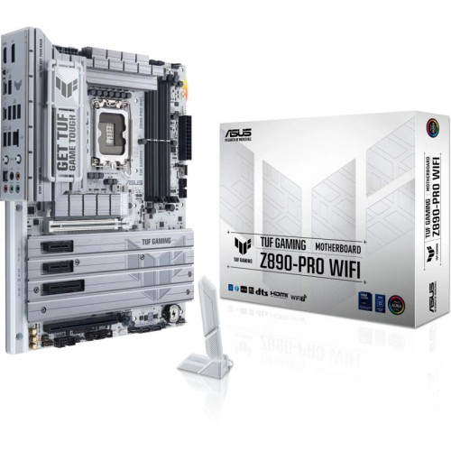 Материнская плата Asus TUF GAMING Z890-PRO WIFI Soc-1851 Intel Z890 4xDDR5 ATX AC`97 8ch(7.1) 2.5Gg RAID+HDMI+DP