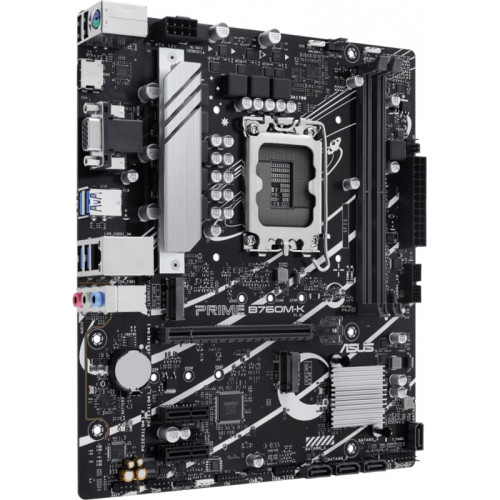Материнская плата ASUS PRIME B760M-K Soc-1700 Intel B760 2xDDR5 mATX AC`97 8ch(7.1) GbLAN RAID+VGA+HDMI [PRIME B760M-K]