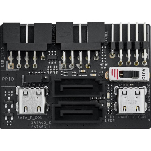 Материнская плата Asus ROG STRIX X870-I GAMING WIFI SocketAM5 AMD X870 2xDDR5 mini-ITX AC`97 8ch(7.1) 2.5Gg RAID+HDMI