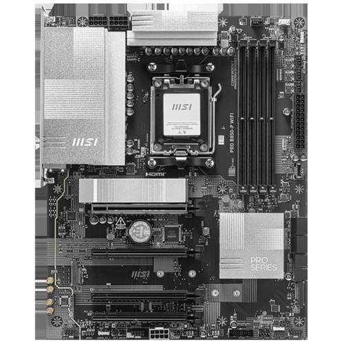 Материнская плата MSI PRO B850-P WIFI  SocketAM5 AMD B850 4xDDR5 ATX AC`97 8ch(7.1) 5Gigabit RAID+HDMI