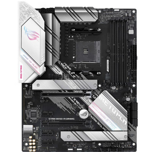 Материнская плата ASUS ROG STRIX B550-A GAMING Soc-AM4 AMD B550 4xDDR4 ATX AC`97 8ch(7.1) 2.5Gg RAID+HDMI+DP [ROG STRIX B550-A GAMING]