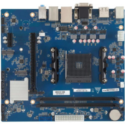 Материнская плата IRU A520M-VHDi/M.2 Soc-AM4 AMD A520 2xDDR4 mATX AC`97 6ch(5.1) GbLAN+VGA+HDMI+DP