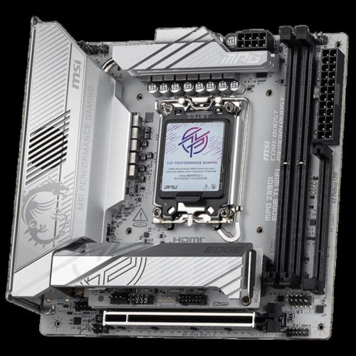 Материнская плата MSI MPG Z890I EDGE TI WIFI Soc-1851 Intel Z890 2xDDR5 mini-ITX AC`97 8ch(7.1) 5Gigabit RAID+HDMI