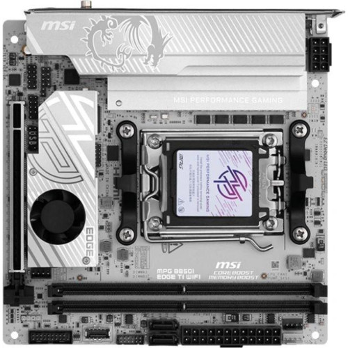Материнская плата MSI MPG B850I EDGE TI WIFI SocketAM5 AMD B850 2xDDR5 mini-ITX AC`97 8ch(7.1) 5Gigabit RAID+HDMI