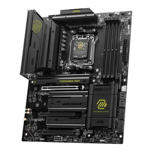 Материнская плата MSI MAG B850 TOMAHAWK MAX WIFI  SocketAM5 AMD B850 4xDDR5 ATX AC`97 8ch(7.1) 5Gigabit RAID+HDMI