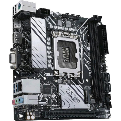 Материнская плата ASUS PRIME H610I-PLUS D4-CSM Soc-1700 Intel H610 2xDDR4 mini-ITX AC`97 8ch(7.1) GbLAN+VGA+HDMI+DP [PRIME H610I-PLUS D4-CSM]