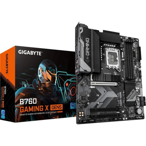 Материнская плата Gigabyte B760 GAMING X GEN5 Soc-1700 Intel B760 4xDDR5 ATX AC`97 8ch(7.1) 2.5Gg RAID+HDMI+DP