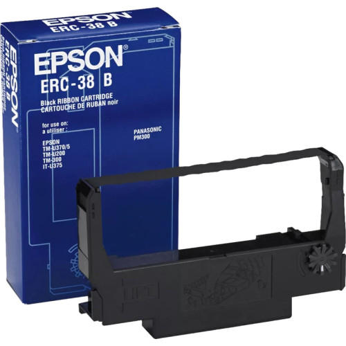 Ленточный картридж/ Epson ERC38B, TM-U220A/B/D/TM-U230, black