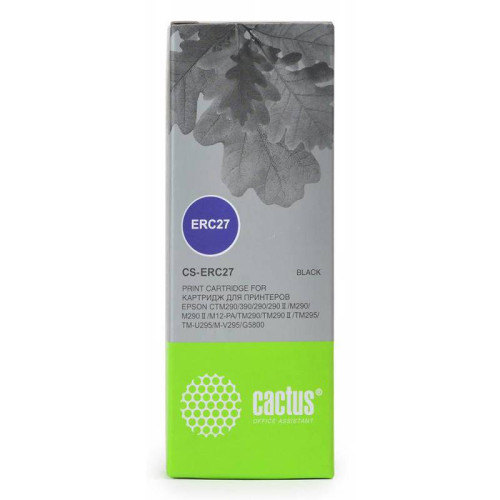 -/ Картридж матричный Cactus CS-ERC27 черный для Epson ERC 27