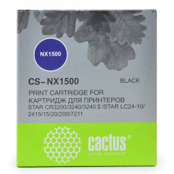 -/ Картридж матричный Cactus CS-NX1500 черный для Star NX-1500/24xx/LC-8211