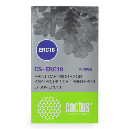 -/ Картридж матричный Cactus CS-ERC18 фиолетовый для Epson ERC 18/ER4615-R
