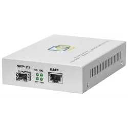 Медиаконвертер/ Медиаконвертер 10Gb SFP+ / UTP
