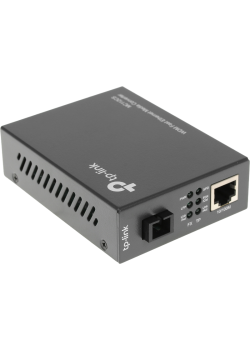 Конвертер/ 10/100Mbps RJ45 to 100Mbps single-mode SC fiber Converter, Full-duplex,Tx:1310nm, Rx:1550nm,  up to 20Km