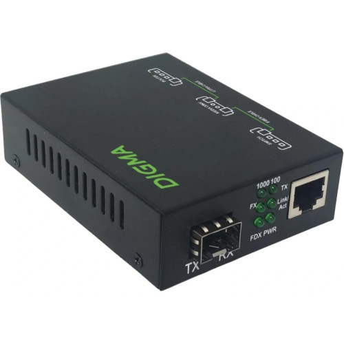 Медиаконвертер Digma DMC-1G-SFPL Медиаконвертер Digma DMC-1G-SFPL