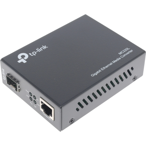 Конвертер/ 10/100/1000Mbps RJ45 to 1000Mbps SFP slot supporting MiniGBIC modules, switching Power Adapter, chassis mountable