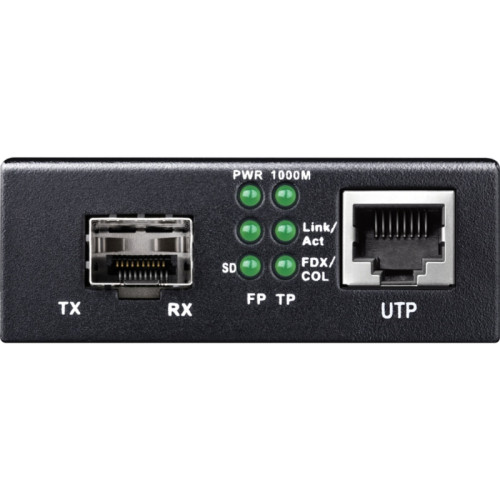 Медиаконвертер/ 10/100/1000M SFP Slot to 10/100/1000M PoE+ Port, IEEE 802.3at/af