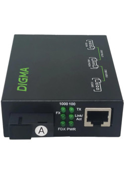 Медиаконвертер Digma DMC-1G35-20AL