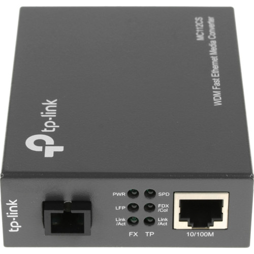 Конвертер/ 10/100Mbps RJ45 to 100Mbps single-mode SC fiber Converter, Full-duplex,Tx:1310nm, Rx:1550nm,  up to 20Km