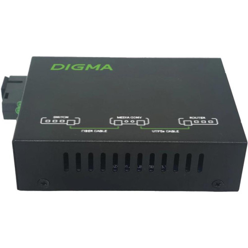 Медиаконвертер Digma DMC-1G53-20BL