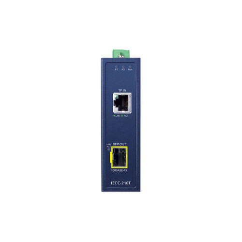 медиаконвертер/ PLANET Industrial 1-Port 100TX + 1-Port 100FX SFP EtherCAT Media Converter (RJ45 In, SFP Out, -40~75 degrees C, Dual 9~48V DC, BECKHOFF EtherCAT conformance test tool verified) медиаконвертер/ PLANET Industrial 1-Port 100TX + 1-Port 100FX SFP EtherCAT Media Converter (RJ45 In, SFP Out, -40~75 degrees C, Dual 9~48V DC, BECKHOFF EtherCAT conformance test tool verified)