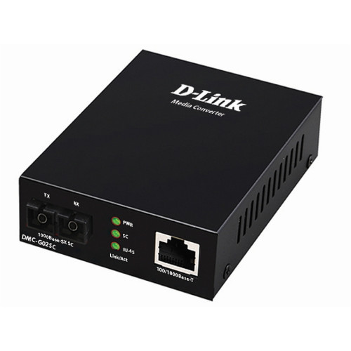 Медиаконвертер/ DMC-G02SC Media Converter 1000Base-T to 1000Base-SX, SC, Multi-mode, 850nm, 550M, Stand-alone