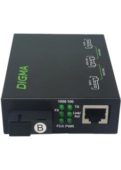 Медиаконвертер Digma DMC-1G53-20B