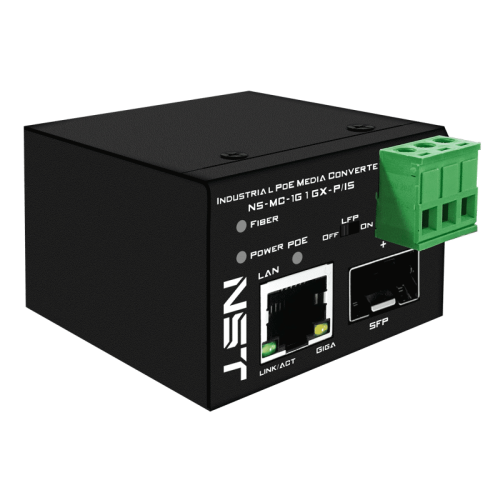 Промышленный компактный Ultra PoE медиаконвертер Gigabit Ethernet, SFP 1000Мбит/c, RJ45 10/100/1000Мбит/c, поддержка LFP. Порт PoE: до 90W (IEEE 802.3af/at/bt). Автоматическое определение PoE устройств. Суммарная мощность PoE - до 90W; Встроенная грозозащ