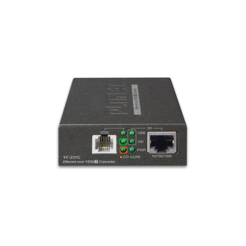 VC-231G конвертер Ethernet в VDSL2, внешний БП/ 1-Port 10/100/1000T Ethernet to VDSL2 Converter -30a profile w/ G.vectoring, RJ11 VC-231G конвертер Ethernet в VDSL2, внешний БП/ 1-Port 10/100/1000T Ethernet to VDSL2 Converter -30a profile w/ G.vectoring, RJ11
