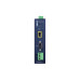 медиа конвертер/ PLANET ICS-2105AT IP30 Industrial 1-Port RS232/RS422/RS485 Serial Device Server (1 x 100BASE-FX SFP slot, -40~75 degrees C, dual 9~48V DC, Web, Telnet and SNMP management )