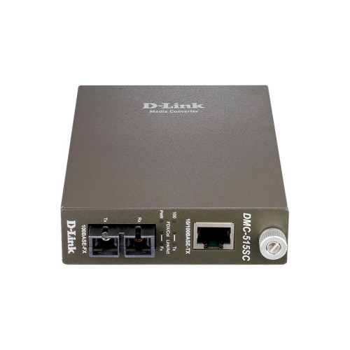Конвертер/ DMC-515SC/EMedia Converter 100Base-TX to 100Base-FX, SC, Single-mode, 1310nm, 15KM Конвертер/ DMC-515SC/EMedia Converter 100Base-TX to 100Base-FX, SC, Single-mode, 1310nm, 15KM