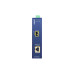 медиа конвертер/ PLANET IGUP-805AT Industrial 1-Port 100/1000X SFP to 1-Port 10/100/1000T 802.3bt PoE++ Media Converter (802.3bt Type-4, PoH, Legacy, Force mode support, -40 to 75 C, dual 12V~56V DC power boost, PoE Usage LED)