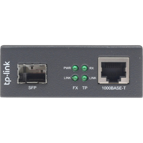 Конвертер/ 10/100/1000Mbps RJ45 to 1000Mbps SFP slot supporting MiniGBIC modules, switching Power Adapter, chassis mountable Конвертер/ 10/100/1000Mbps RJ45 to 1000Mbps SFP slot supporting MiniGBIC modules, switching Power Adapter, chassis mountable