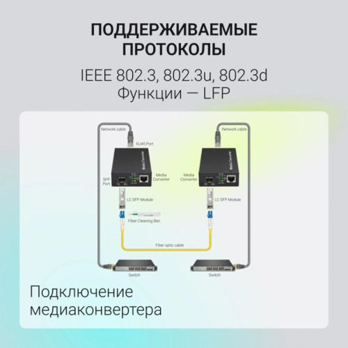 Медиаконвертер Digma DMC-1G-SFPL Медиаконвертер Digma DMC-1G-SFPL