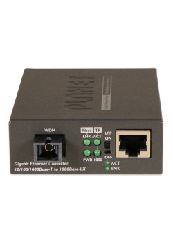 GT-806A60 медиа конвертер/ 10/100/1000Base-T to WDM Bi-directional Fiber Converter - 1310nm - 60KM