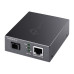 Медиаконвертер/ Gigabit WDM media converter, 9/125µm Single-mode Fiber, 1 SC Fiber port, 1 100/1000Mbps RJ-45 port, wave length 1310nm/1550nm, transmission distance up to 2Km, 5V/0.4A DC power input