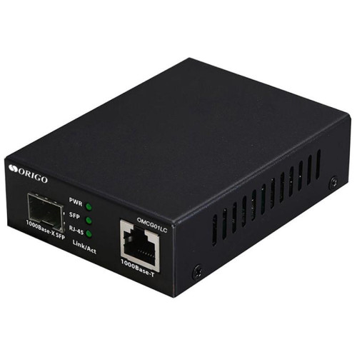 Медиаконвертер ORIGO OMCG01LC/A1A  1000Base-T / 1000Base-X SFP