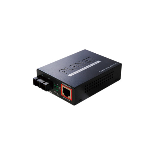 FTP-802S15 медиа конвертер/ IEEE802.3af PoE 10/100TX - 100Base-FX (SC) Single Mode Fiber Converter - 15KM