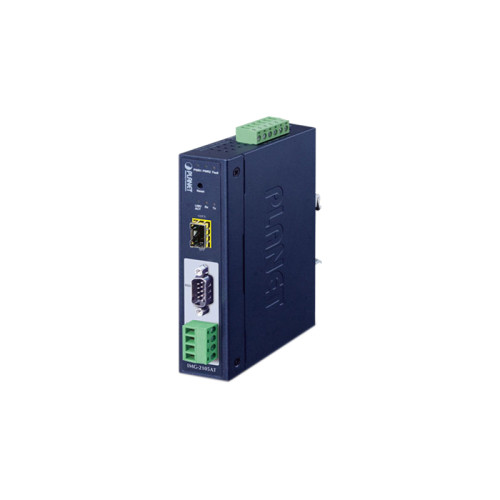 медиа конвертер/ PLANET IMG-2105AT IP30 Industrial 1-Port RS232/RS422/RS485 Modbus Gateway (1 x 100BASE-FX SFP slot, -40~75 degrees C, dual 9~48V DC, Modbus RTU/ASCII, Master/Slave )