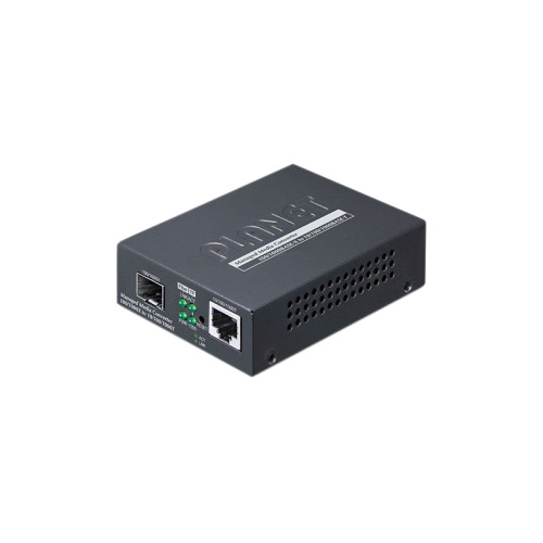 медиаконвертер/ PLANET 1-Port 10/100/1000T + 1-Port 100/1000X SFP Managed Media Converter (IPv4/IPv6 Dual stack management, supports TLSv1.2/SSHv2/SNMPv3 Cybersecurity features, TS-1000/802.3ah OAM, LFP, 802.1Q VLAN, PLANET CloudViewer app and NMS MQTT)