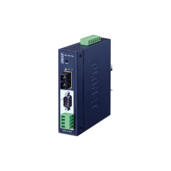 медиа конвертер/ PLANET IMG-2102T IP30 Industrial 1-Port RS232/RS422/RS485 Modbus Gateway (1 x 100BASE-FX SC, Multi-mode 2km, -40~75 degrees C, dual 9~48V DC, Modbus RTU/ASCII, Master/Slave )