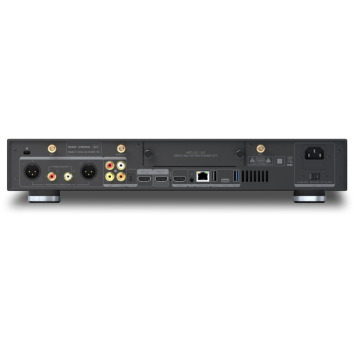 Hi-FI Mediaplayer Dune HD Max Vision 4K: UltraHD/60 Hz/3D/HDR/HDR10+/Dolby Vision, CPU Realtek 1619DR, RAM 4 Gb, Flash 32 Gb,  2xUSB2.0, 2xUSB3.1, 1xUSB Type-C, 2xHDD SATA 3.5