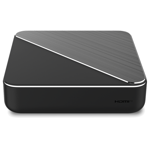 Smart TV Mediaplayer Dune HD Homatics Box R 4K Plus: UltraHD/60 Hz/HDR/HDR10+/Dolby Vision, CPU Amlogic S905X4-K, RAM 4 Gb, Flash 32 Gb, 1xUSB3.0, 1xUSB2.0, LAN 1000Mb/s, WiFi 802.11ax, BT 5.0, HDMI 2.1, S/PDIF, BT+Voice Remote Control, Android  TV 11