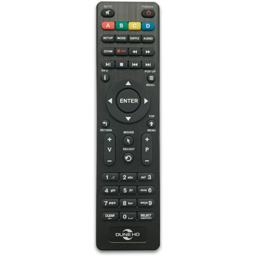 Медиаплеер/ Mediaplayer Dune HD AV1 4K Plus: UltraHD/60 Hz/HDR/HDR10+/ CPU Amlogic S905W2, RAM 4 Gb, Flash 32 Gb, 2xUSB2.0, Micro SD, LAN 100Mb/s, WiFi 802.11ac, BT 5.0, HDMI 2.1, S/PDIF, Audio Out, IR Remote Control, Android  11