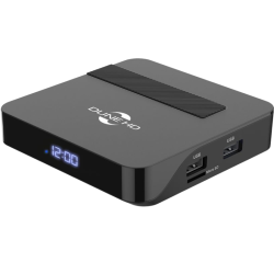 Медиаплеер/ Mediaplayer Dune HD AV1 4K Plus: UltraHD/60 Hz/HDR/HDR10+/ CPU Amlogic S905W2, RAM 4 Gb, Flash 32 Gb, 2xUSB2.0, Micro SD, LAN 100Mb/s, WiFi 802.11ac, BT 5.0, HDMI 2.1, S/PDIF, Audio Out, IR Remote Control, Android  11