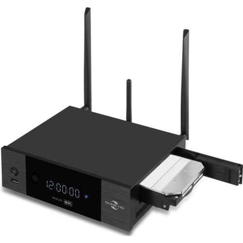 Mediaplayer Dune HD Solo 8K: 8K/60 Hz/Dolby Vision/HDR10+/HDR, CPU Amlogic S9284-K/J, RAM 8 Gb, Flash 64 Gb, 3xUSB3.0, 1xUSB2.0, HDD SATA 3.5 Mediaplayer Dune HD Solo 8K: 8K/60 Hz/Dolby Vision/HDR10+/HDR, CPU Amlogic S9284-K/J, RAM 8 Gb, Flash 64 Gb, 3xUSB3.0, 1xUSB2.0, HDD SATA 3.5