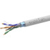 Кабель сетевой информационный Suprlan Premium 01-1032-1 кат.5E FTP 4 пары 24AWG LSZH внутренний 305м серый Кабель сетевой информационный Suprlan Premium 01-1032-1 кат.5E FTP 4 пары 24AWG LSZH внутренний 305м серый